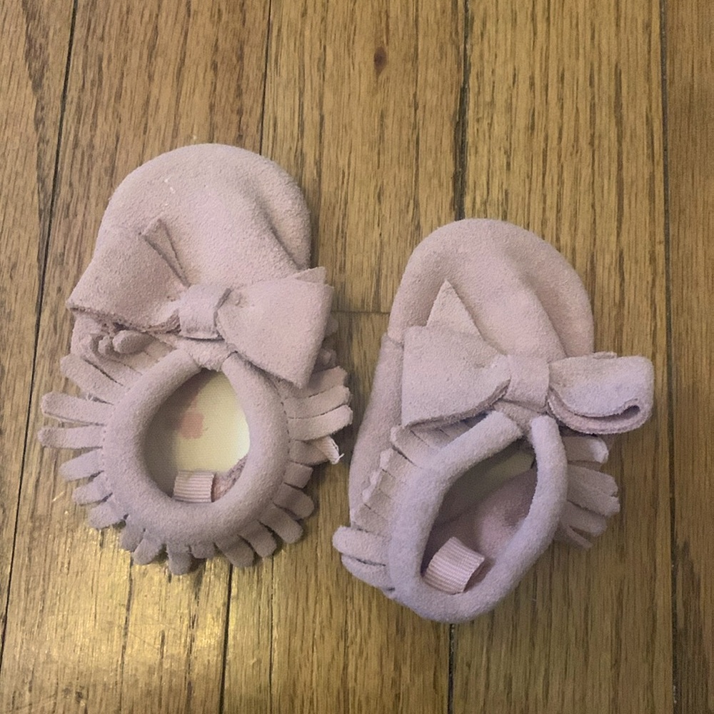 Pink Baby Gap Moccs